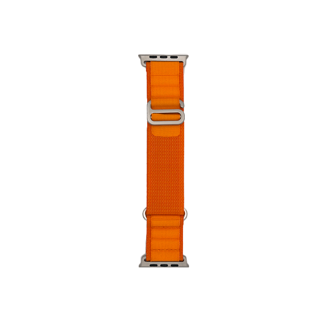 Apple Watch rannekke carbine - Nailon, oranssi – Riite | Apple Watch Ranneke