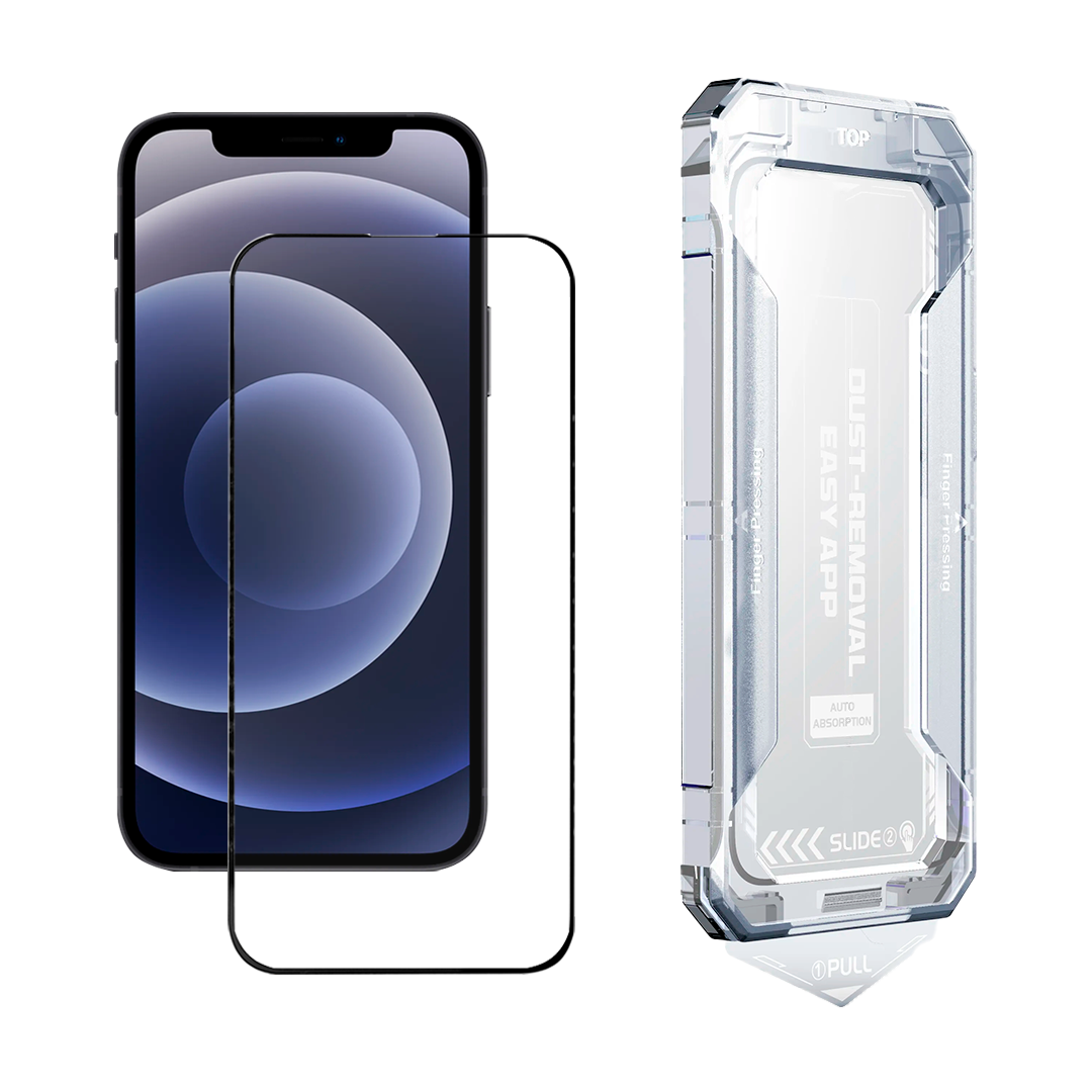 iPhone 12 Pro Max panssarilasi Riite - Asennuskehikolla, Kirkas