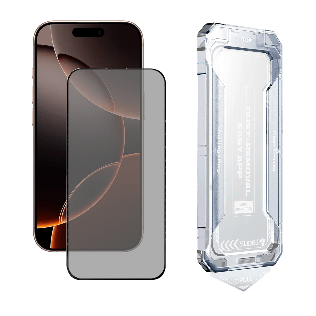 iPhone 16 Pro panssarilasi Riite - Asennuskehikolla, Privacy – Riite | Asennuskehikko_Privacy