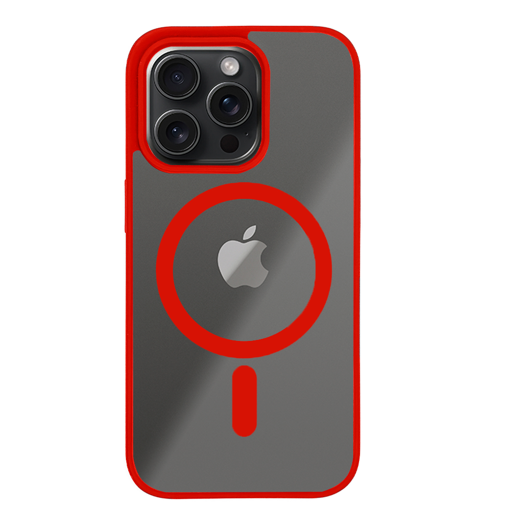 Apple iPhone värikäs suojakuori kirkas tausta, MagSafe