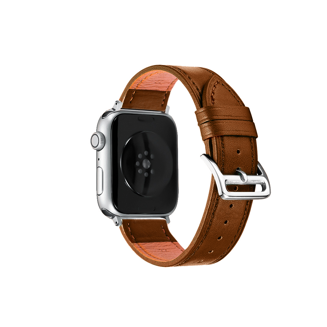 Apple Watch nahkaranneke - Ruskea