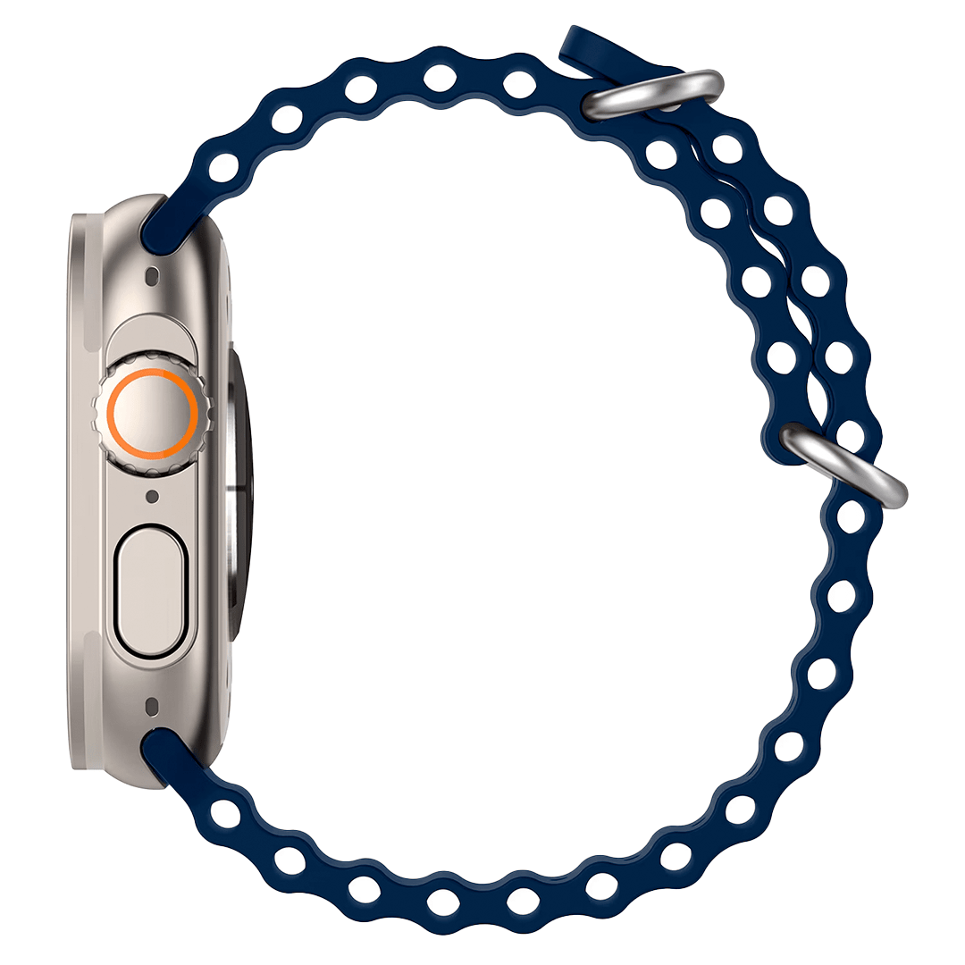 Apple Watch silikoniranneke Ocean - Tummansininen – Riite | Apple Watch Ranneke