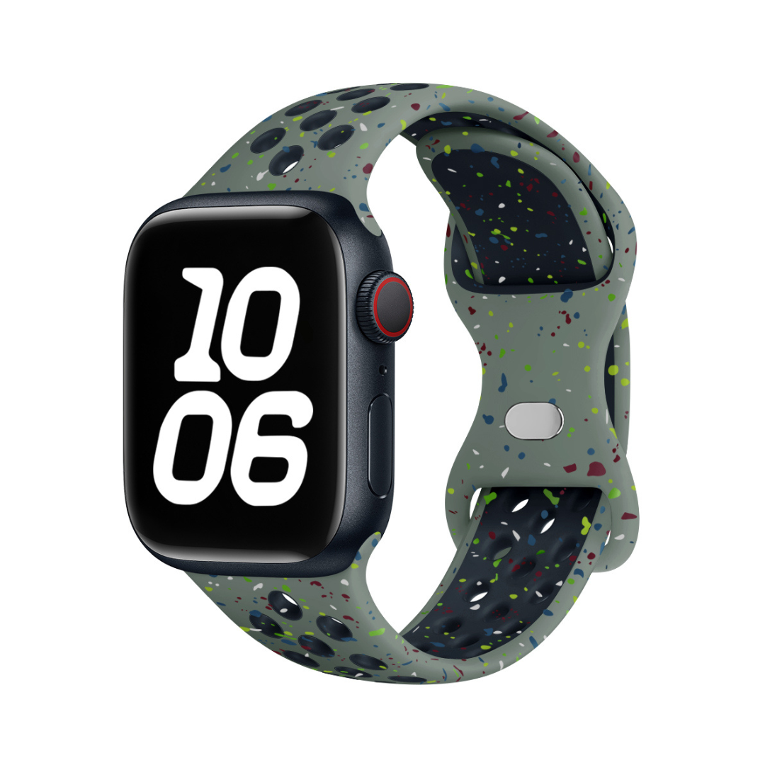 Apple Watch pilkullinen urheilurannekke - Silikoni, vihreä