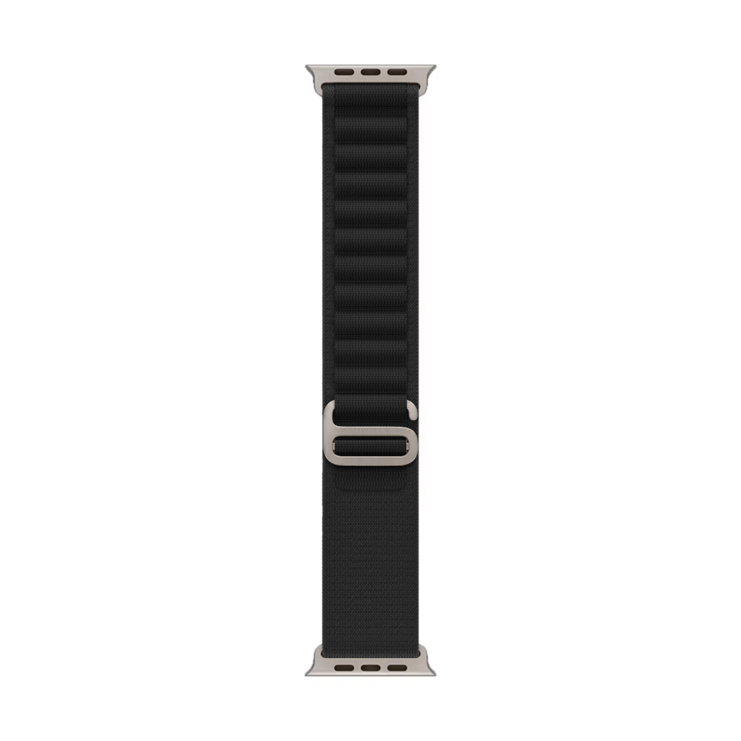 Apple Watch rannekke Alpine loop - Musta – Riite | Apple Watch Ranneke