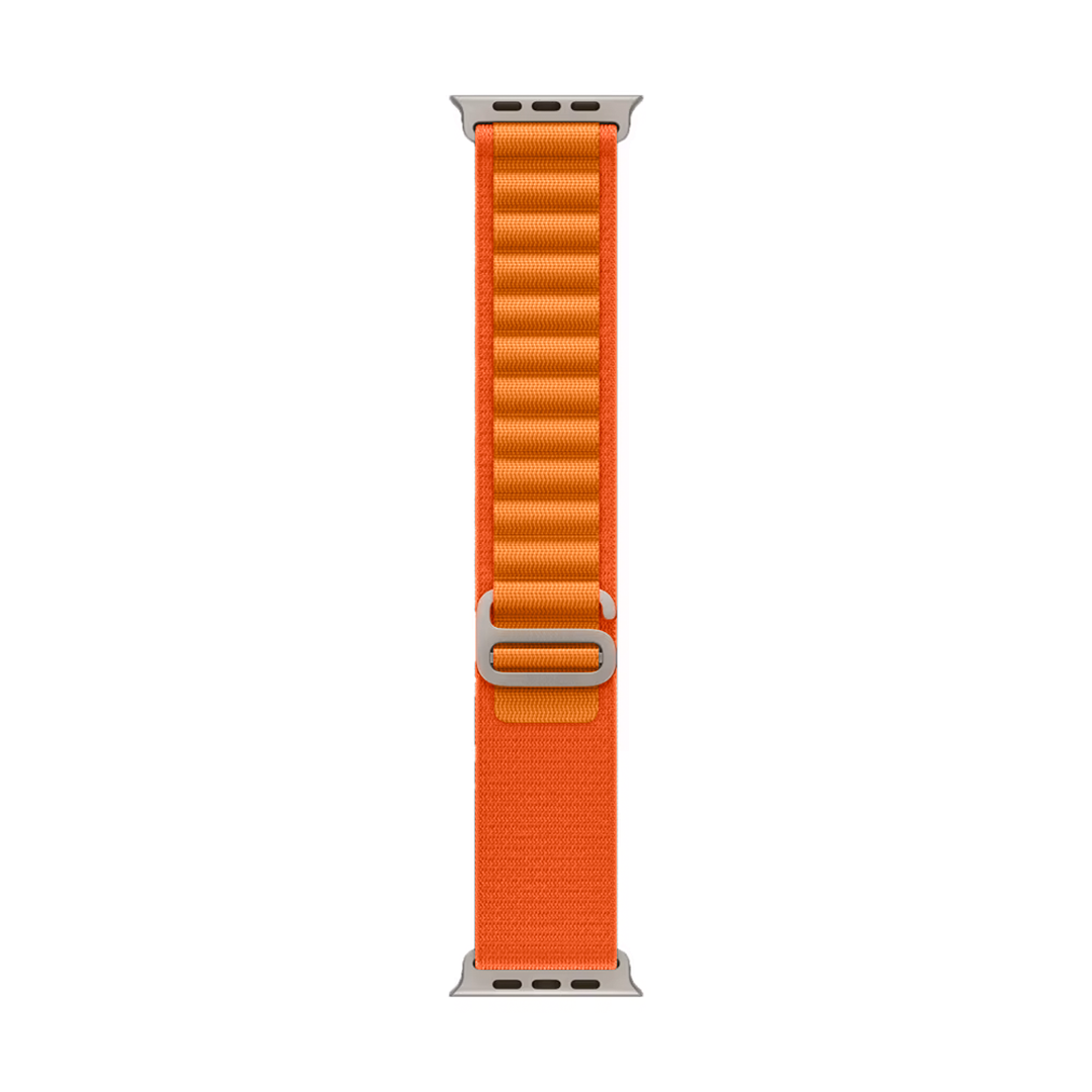 Apple Watch rannekke Alpine loop - Oranssi