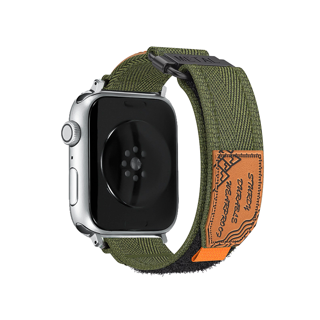 Apple Watch tekstiilirannekke Expedition - Vihreä