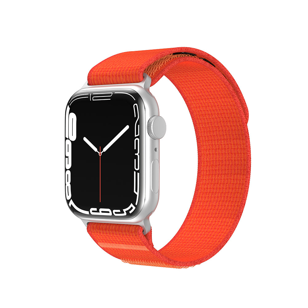 Apple Watch tekstiiliranneke Trail - Oranssi