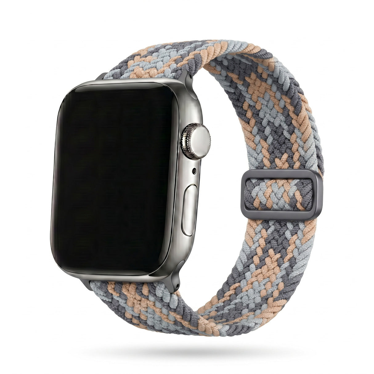 Apple Watch Braided harmaa beige maasto tekstiiliranneke hero kuva