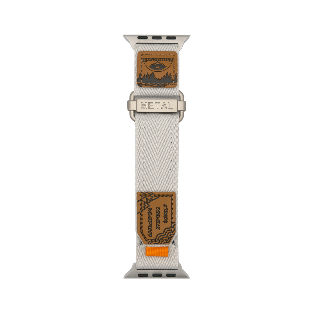 Apple Watch tekstiilirannekke Expedition - Valkoinen – Riite | Apple Watch Ranneke