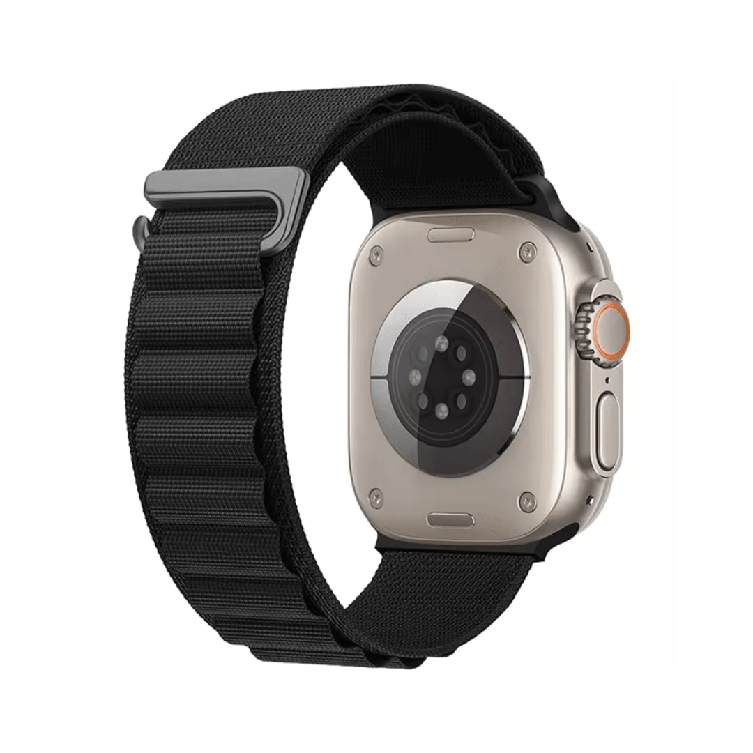 Apple Watch rannekke Alpine loop - Musta – Riite | Apple Watch Ranneke