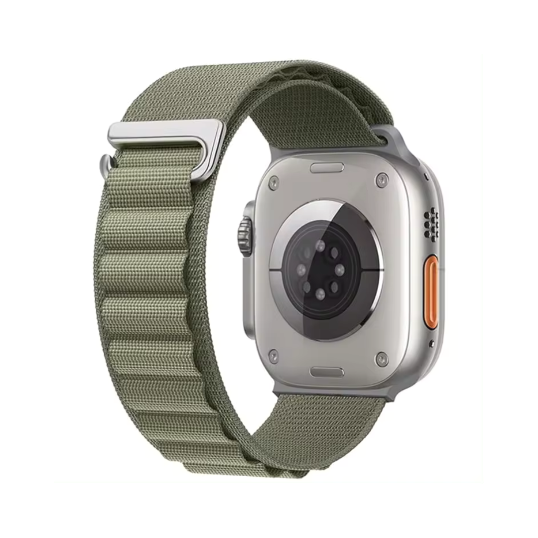 Apple Watch rannekke Alpine loop - Vihreä