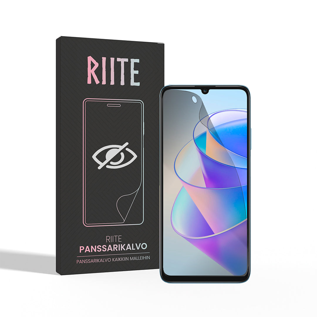 Honor X7a Riite Panssarikalvo Privacy – Yksityisyydensuoja – sivunäkymäsuoja 20–40°, helppo puhdistaa