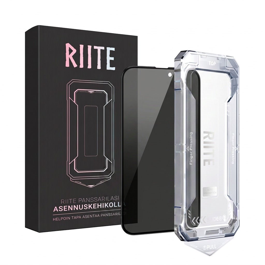 Apple iPhone Riite Panssarilasi - Asennuskehikolla, Privacy – Riite | Asennuskehikko_Privacy