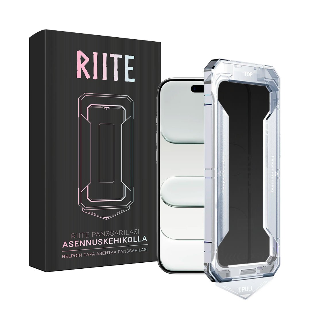 iPhone Air panssarilasi Riite - Asennuskehikolla, Privacy – Riite | Asennuskehikko_Privacy
