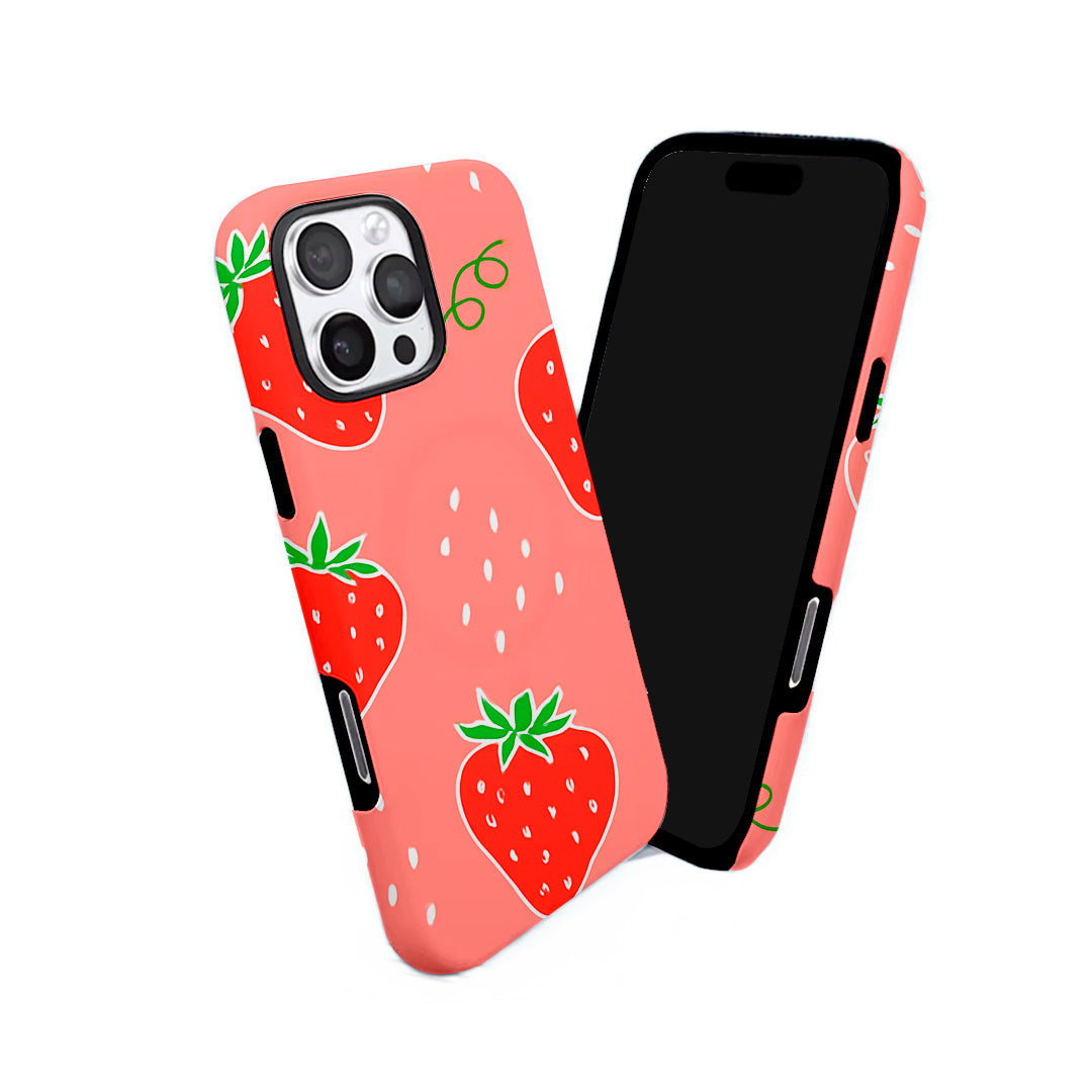 Riite Mansikka iPhone 11 Pro Max suojakuori – sivuprofiili, ohut malli ja korotetut reunat