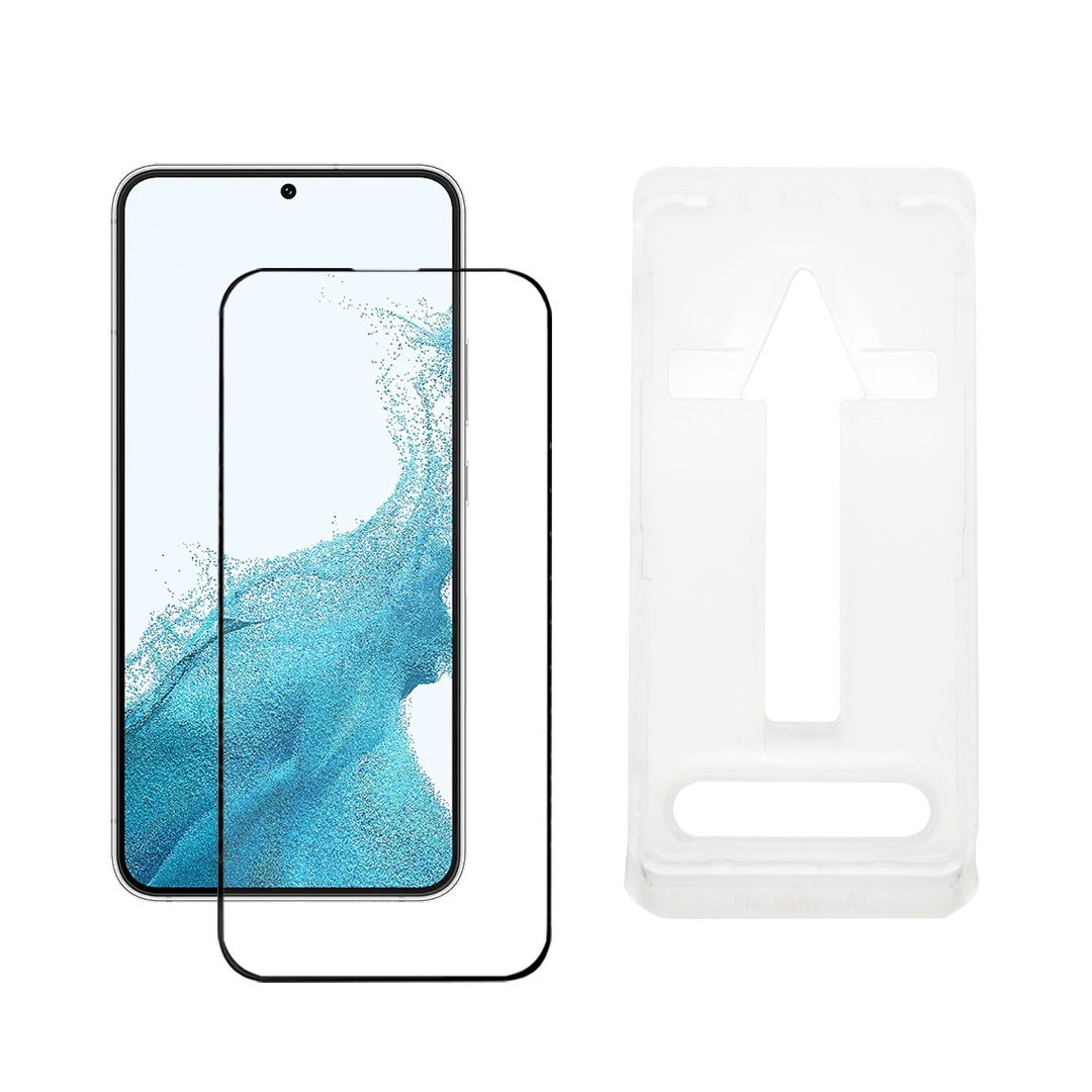 Samsung Galaxy S22+ 5G Panssarilasi Asennuskehikolla - Kirkas