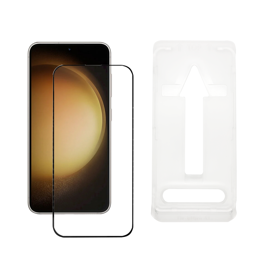 Samsung Galaxy S23 5G Panssarilasi Asennuskehikolla - Kirkas