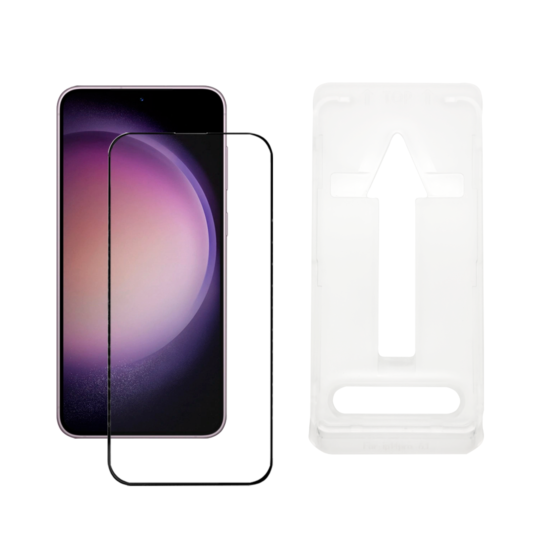 Samsung Galaxy S23+ 5G Panssarilasi Asennuskehikolla - Kirkas