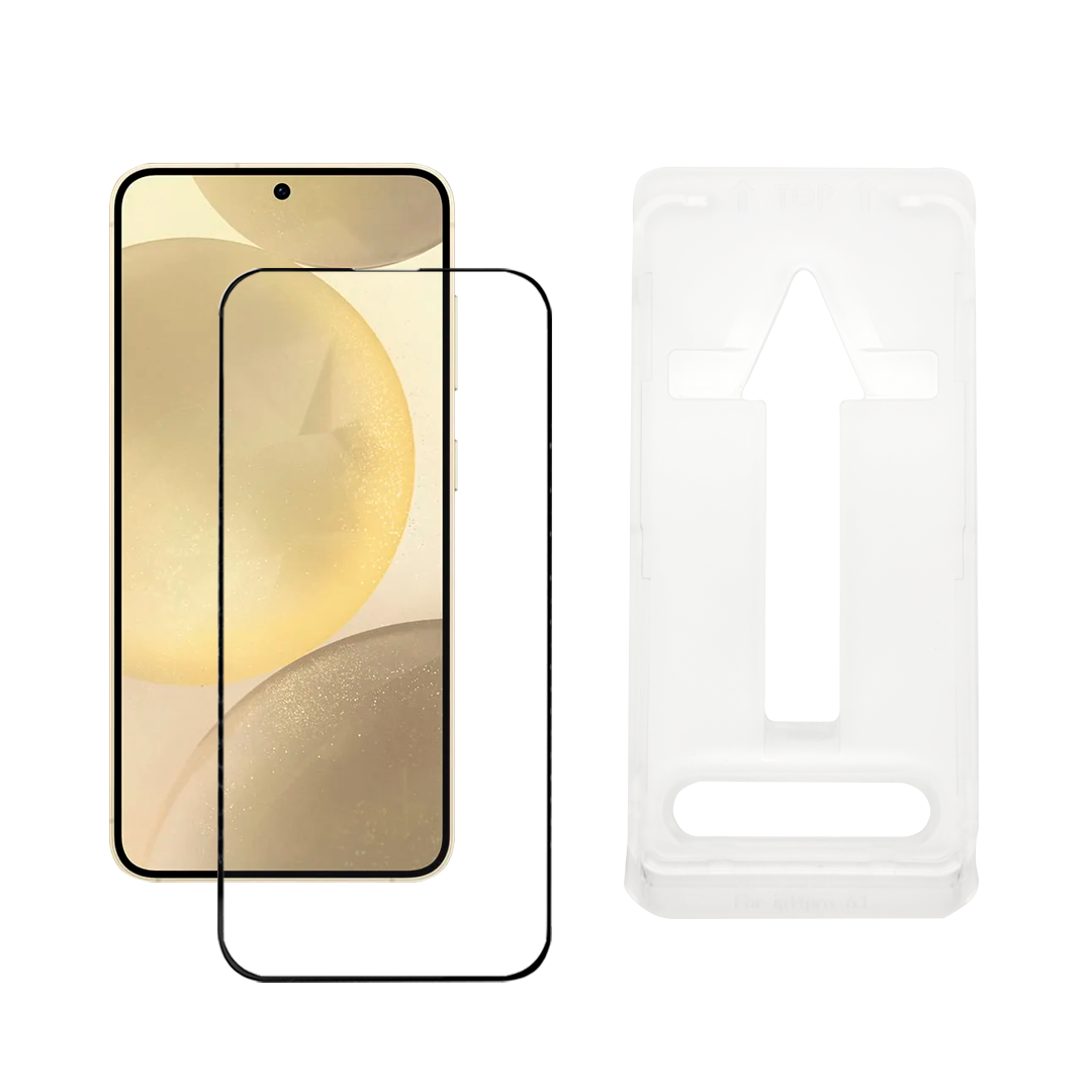 Samsung Galaxy S24 5G Panssarilasi Asennuskehikolla - Kirkas