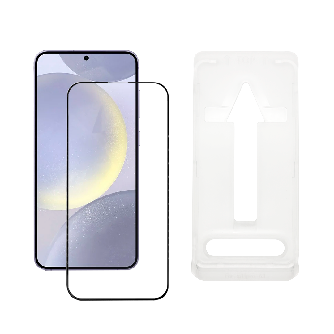 Samsung Galaxy S24+ 5G Panssarilasi Asennuskehikolla - Kirkas