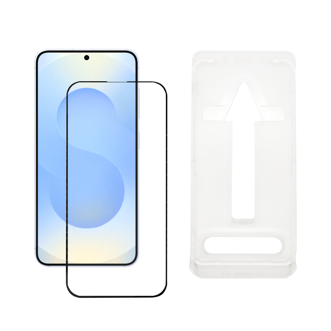 Samsung Galaxy S25 5G Panssarilasi Asennuskehikolla - Kirkas