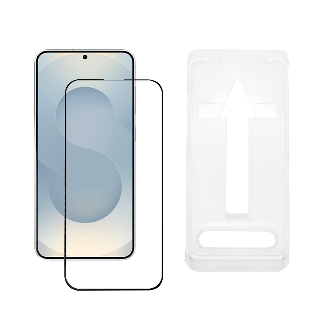 Samsung Galaxy S25+ 5G Panssarilasi Asennuskehikolla - Kirkas