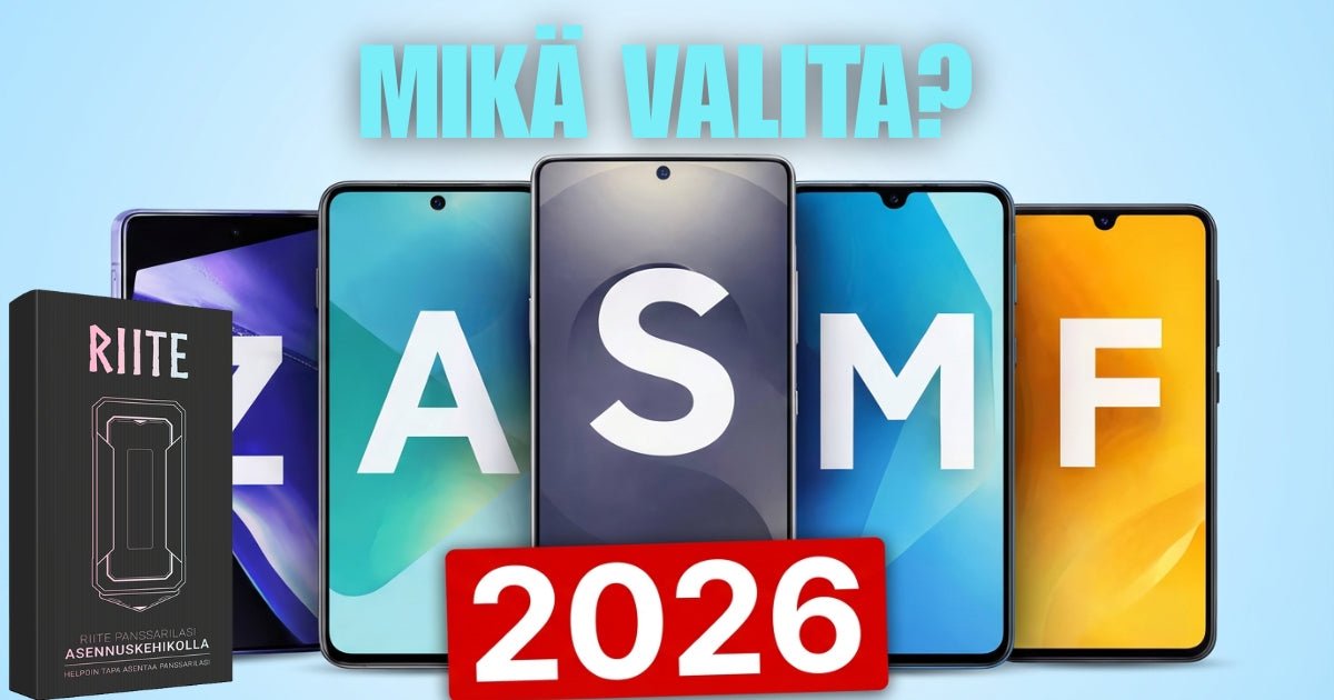 Samsung panssarilasi ja panssarikalvo 2026 – mikä sopii mihinkin malliin? - Panssarikalvo | Panssarilasi | Ilmainen toimitus yli 45€ tilauksiin