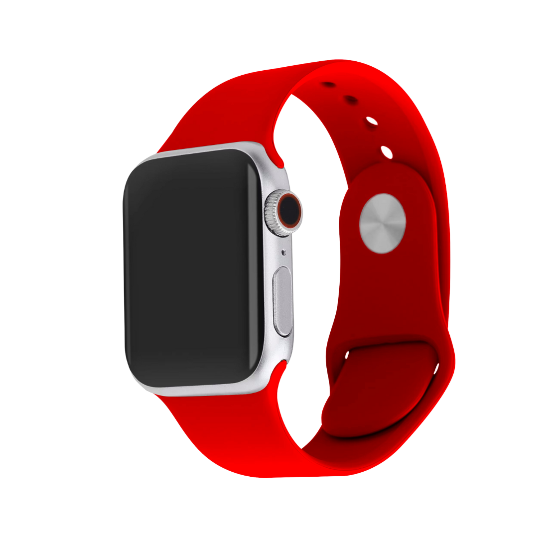 Apple Watch silikoniranneke - Punainen