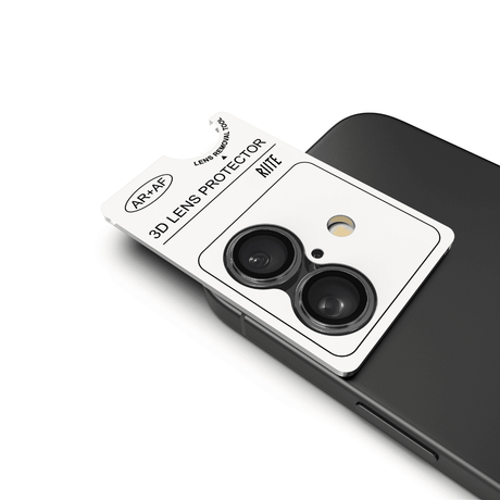 iPhone 18 Pro Max Riite panssarilasi kameralle - Hopea, Linssinsuoja / Asennuskehikolla – Riite | takakamera-linssinsuoja