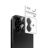 iPhone 15 Pro Max Riite panssarilasi kameralle - Musta, Linssinsuoja / Asennuskehikolla