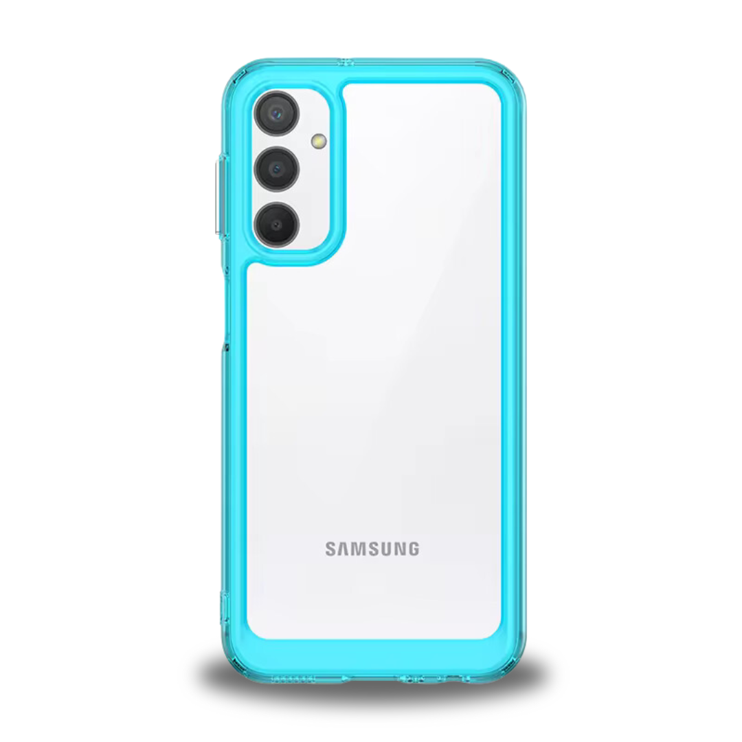 Samsung Galaxy A55 5G värikäs suojakuori, kirkas tausta