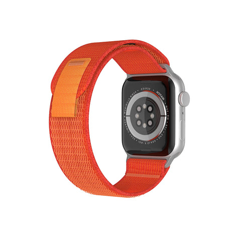 Apple Watch tekstiiliranneke Trail - Oranssi