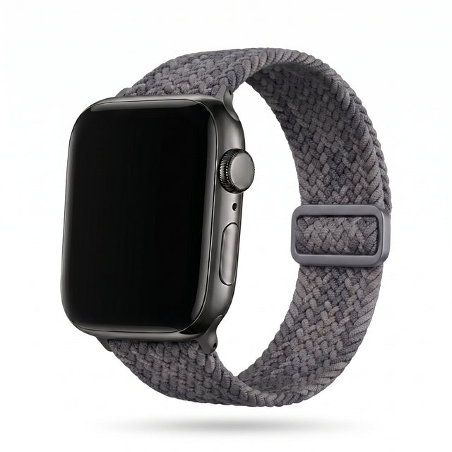 Apple Watch Braided harmaa tekstiiliranneke hero kuva
