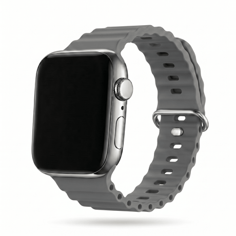 Apple Watch Ocean silikoniranneke - Harmaa – Riite | Apple Watch Ranneke