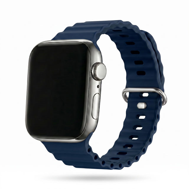 Apple Watch Ocean silikoniranneke - Laivastonsininen – Riite | Apple Watch Ranneke