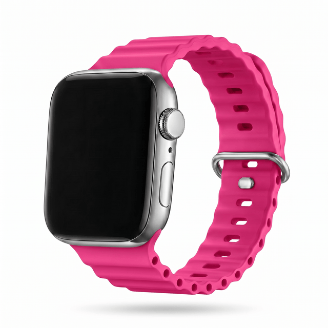 Apple Watch Ocean silikoniranneke - Pinkki – Riite | Apple Watch Ranneke
