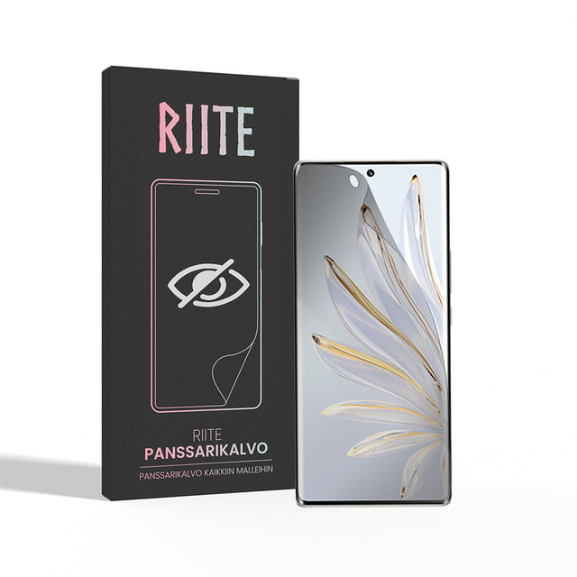 Honor 70 Riite Panssarikalvo Privacy – Yksityisyydensuoja – privacy-suodatin sivukulmiin, mattapinta
