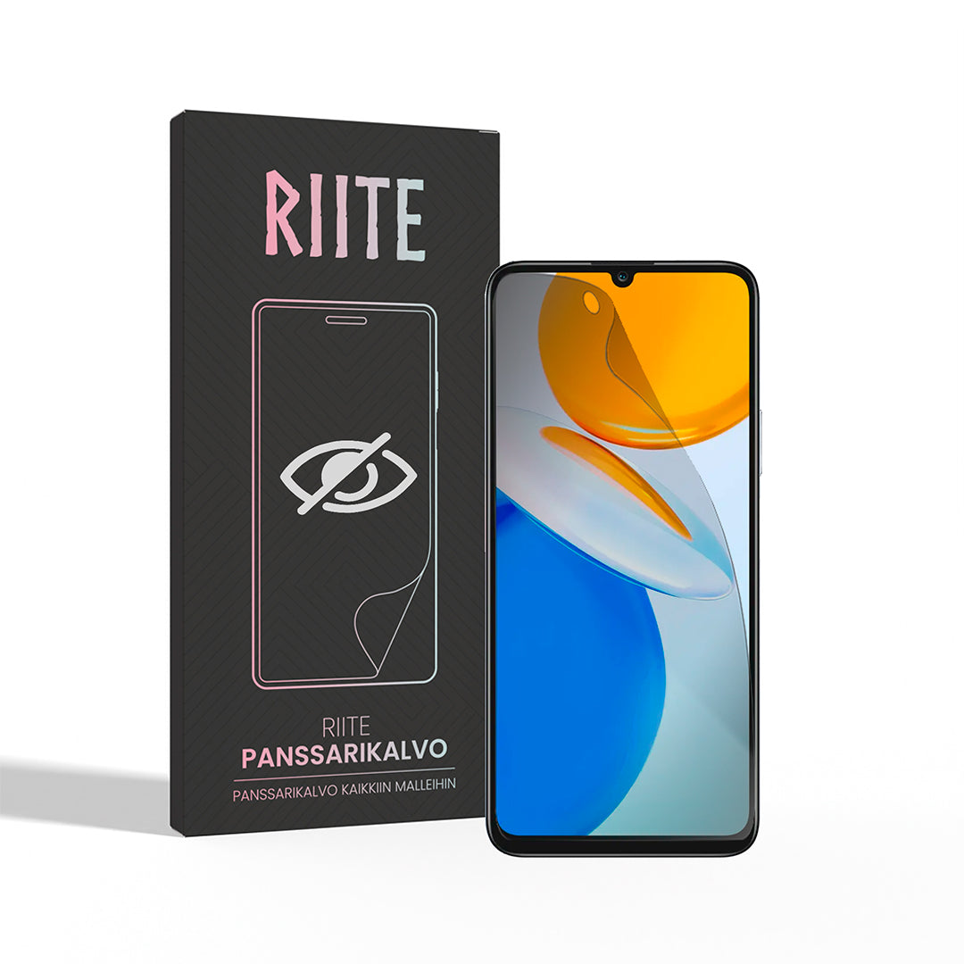 Honor X7 Riite Panssarikalvo Privacy – Yksityisyydensuoja – mattapinta, sivunäkymien tummentus
