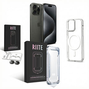 iPhone Essentials - Kirkas panssarilasi, kameransuoja & MagSafe - kuori – Riite | Asennuskehikko_Privacy