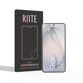 Riite Extreme panssarikalvo Samsung Galaxy S26+:lle – kirkas, hero-kuva
