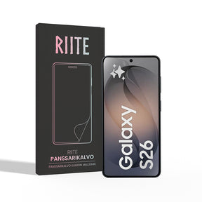 Riite Extreme panssarikalvo Samsung Galaxy S26:lle – kirkas, hero-kuva