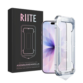 iPhone 17 panssarilasi Riite - Asennuskehikolla, Kirkas – Riite | asennuskehikko_kirkas