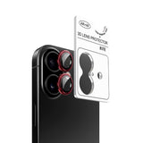iPhone 18-sarjan kameranlinssinsuojat claret hero-kuva