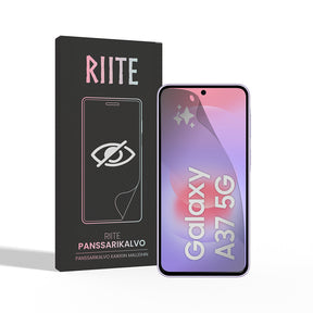 Samsung Galaxy A37 5G privacy panssarikalvo asennettuna