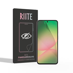 Riite – Panssarikalvo Privacy, Samsung Galaxy A56 5G – hero-kuva, yksityisyydensuojaava näytönsuoja 