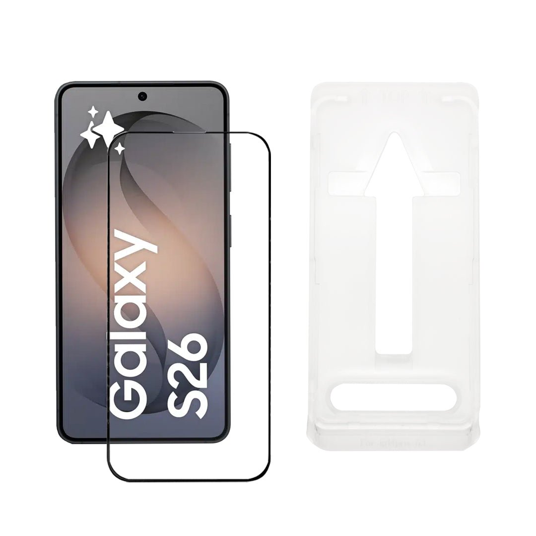 Samsung Galaxy S26 5G Panssarilasi Asennuskehikolla - Kirkas – ESD |