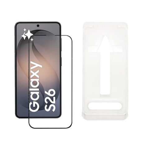 Samsung Galaxy S26 5G Panssarilasi Asennuskehikolla - Kirkas – ESD |